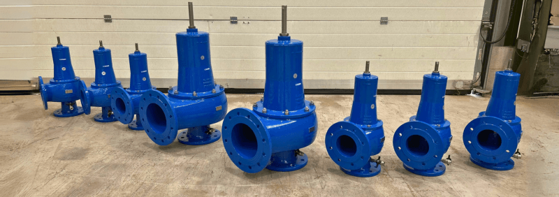 Fast-Acting Relief Valves to UK First Sludge Treatment Facility
