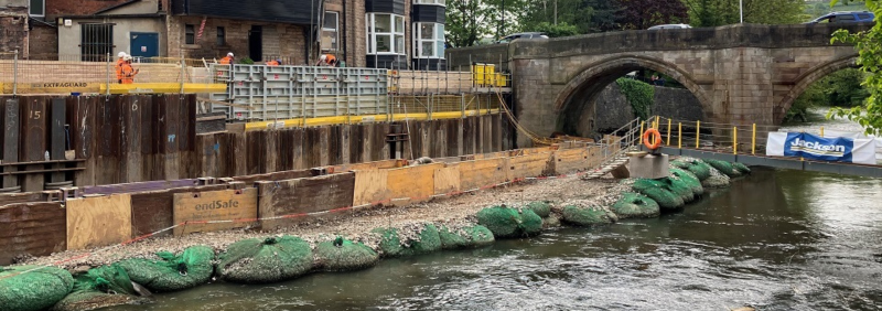 T-T Flap Valves for £5million Matlock flood defense