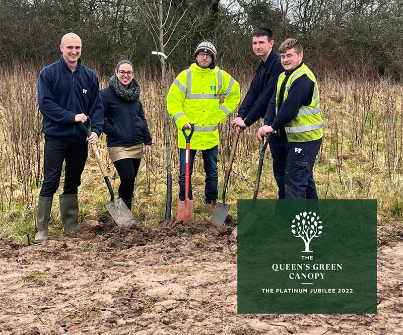T-T Celebrates Queen’s Platinum Jubilee with 200 New Trees