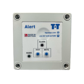 Alert monitoring unit with visual and audio alarm.