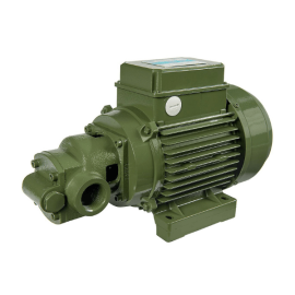 Green gear pump, the SAER CF Series for high-viscosity pumping.