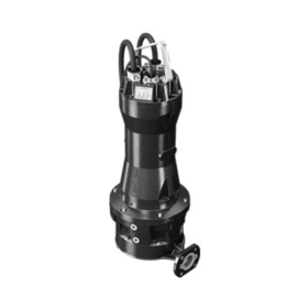 Black ZUG GR grinder pump from Zenit's UNIQA Series of high efficiency sewage pumps.