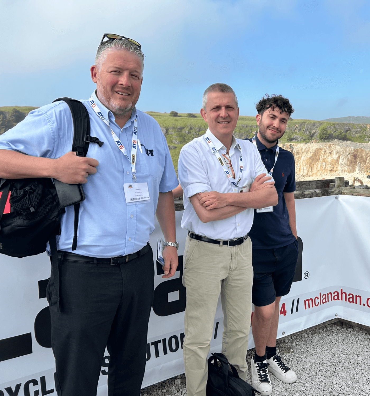 T-T Sales Director and representatives from SAER Elettropompe.