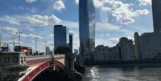 Blackfriars Bridge, River Thames, London.