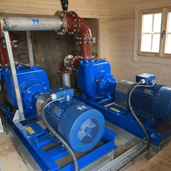 Custom freshwater pumping system.