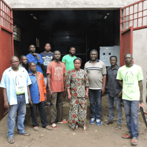 Pelende villagers with custom control panel.