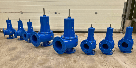 Fast-acting relief valves.