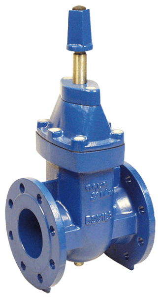 Metal seat gate valve.