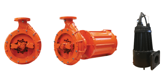 Slurry transfer pumps for agricultural waste management.