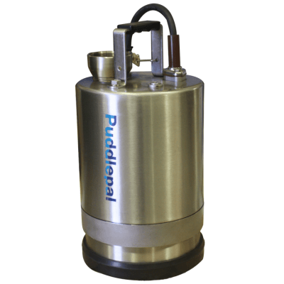 Stainless steel puddle pump.
