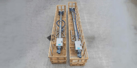Two SFC screw screen conveyors.