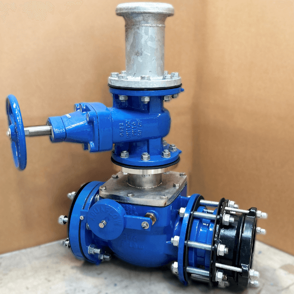 Bespoke actuated gate valve.