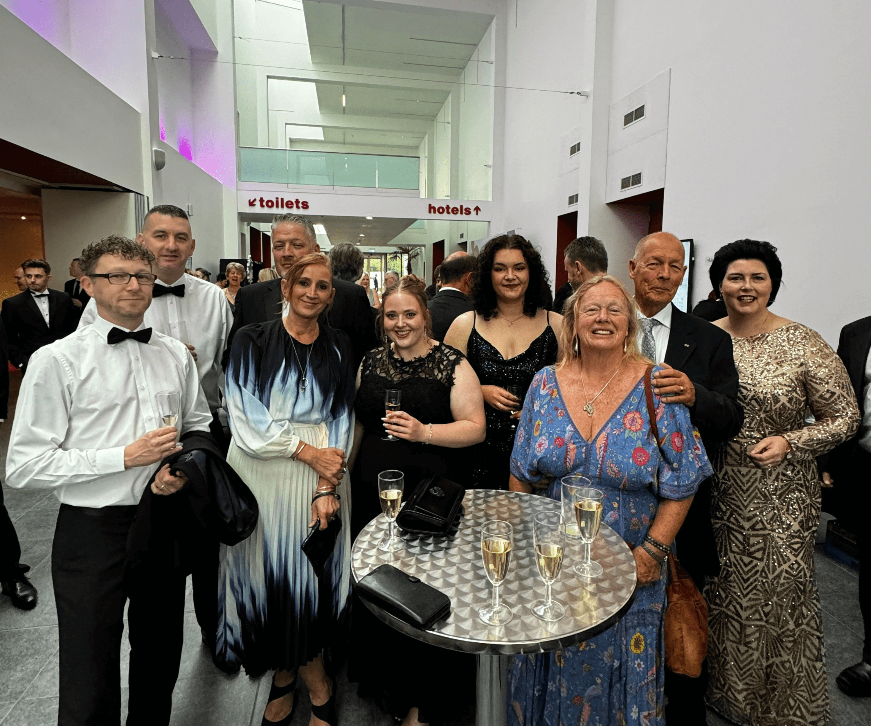 T-T representatives at the Shropshire Chamber Business Awards 2024.