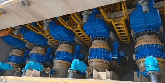 Butterfly and wedge gate isolation valves.