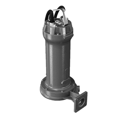 A photo of a light grey GRG pump on a white background from Zenit's Grey Series of electric, submersible pumps.